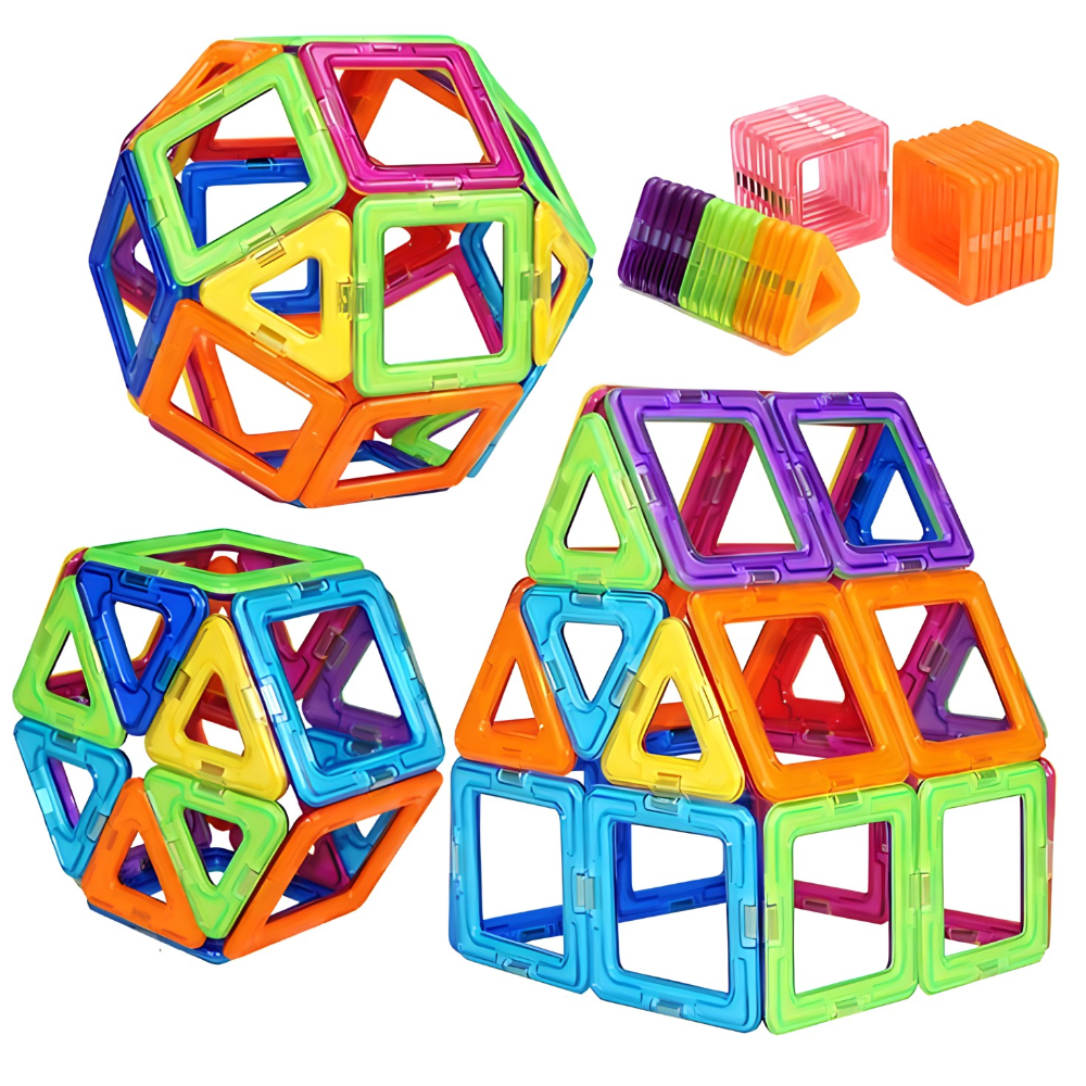 3D magnetni građevinski set blokova za djecu - MNE Shop ME