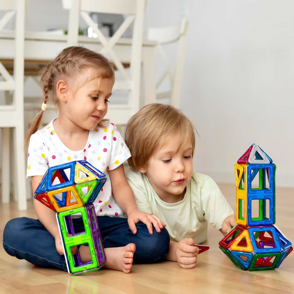 3D magnetni građevinski set blokova za djecu - MNE Shop ME