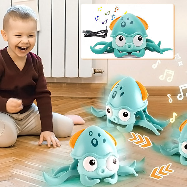 Puzajuća hobotnica sa muzikom i svetlima | CRAWLTOPUS