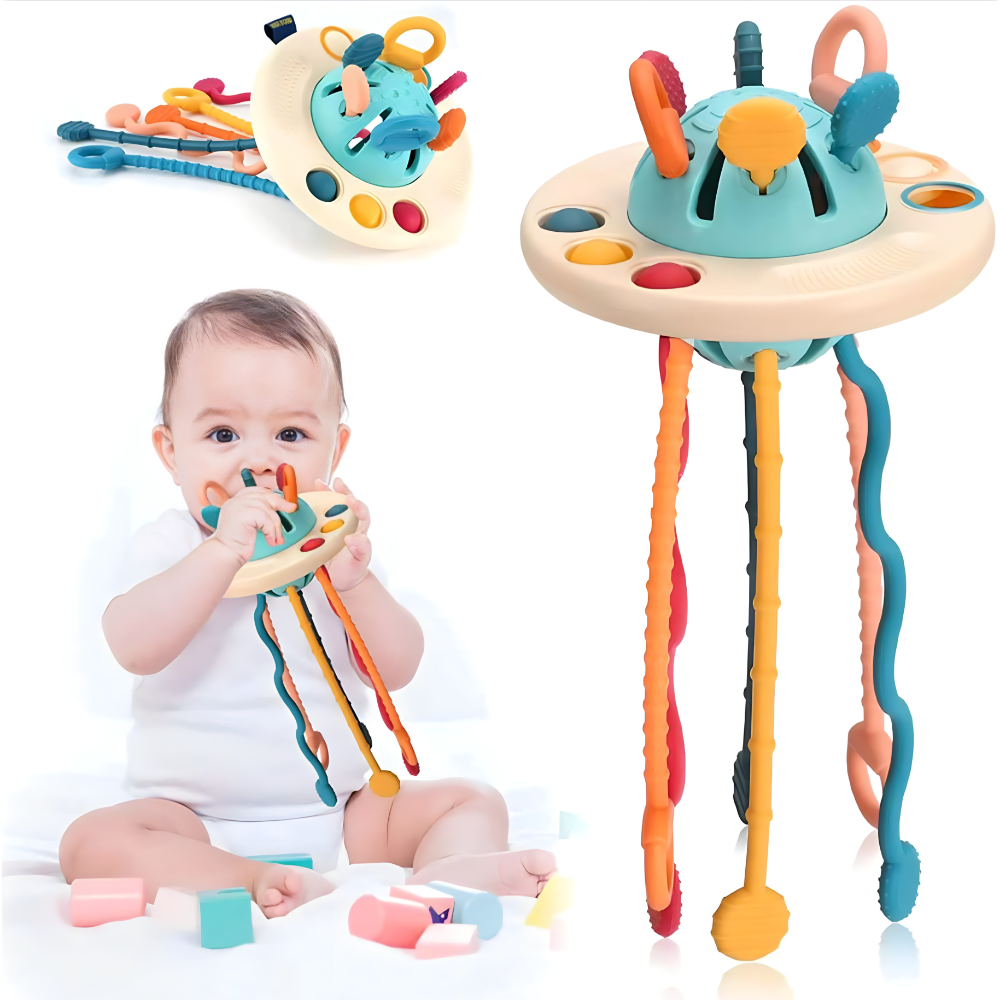 Edukativna igracka sa trakama za bebe i djecu – Montesori koncept - MNE Shop ME